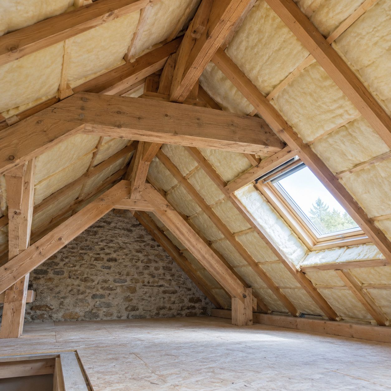 Isolation des combles sous toiture à Chambray-lès-Tours